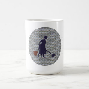 Putzfrau Aschenputtel charwoman Cinderella Tasse