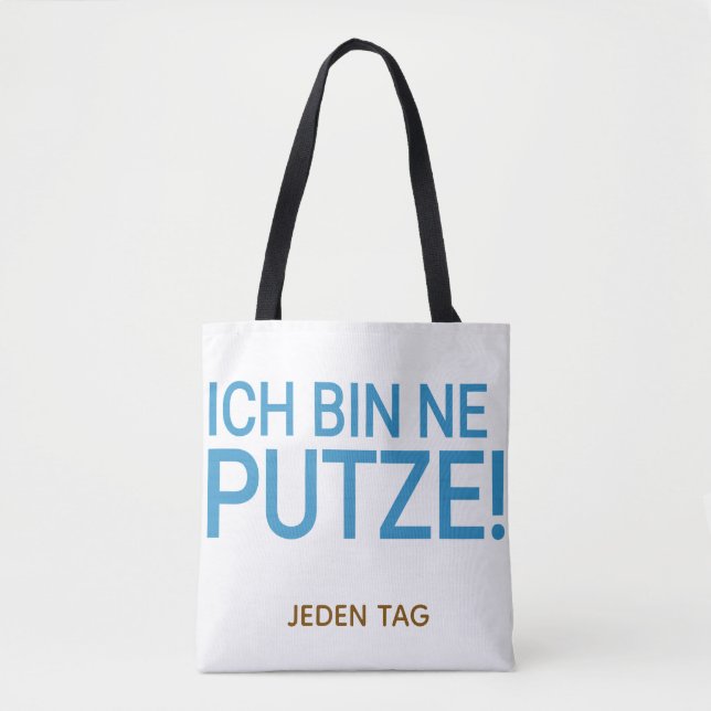 Putzfrau Spruch funny putzen (Vorderseite)