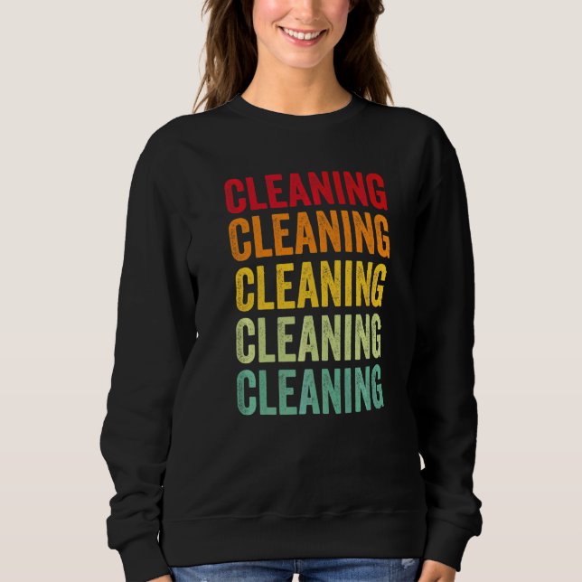 Putzfreak Regenbogen Sweatshirt (Vorderseite)