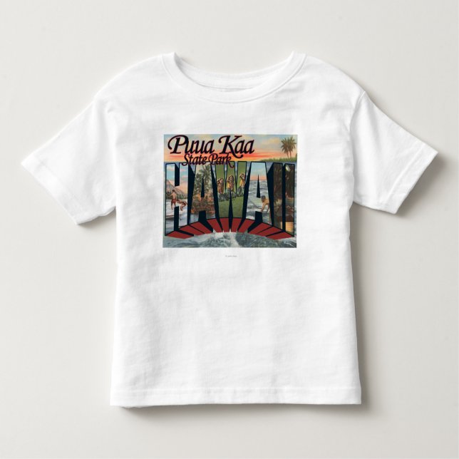 Puua Kaa Staats-Park, Hawaii - große Kleinkind T-shirt (Vorderseite)