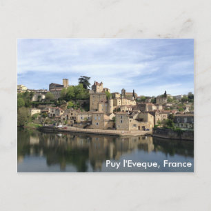 Puy l'Eveque, Frankreich Postkarte