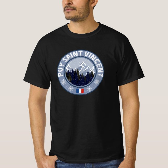 Puy Saint Vincent Skistation T-Shirt (Vorderseite)