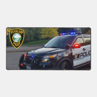 Puyallup Police Desk Mat Schreibtischunterlage