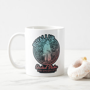 PUYALLUP - WASHINGTON VINTAGE KAFFEETASSE