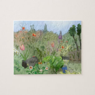 Puzzel Alter Garten Puzzle