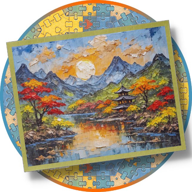 PUZZEL - Japanische Landschaft - Digitale Kunst Puzzle (Von Creator hochgeladen)