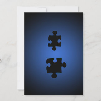 Puzzle649 PUZZLE PIECES BLACKS BLUES DIGITALE WALL