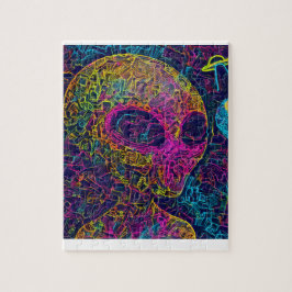 Puzzle #002 der künstlerischen Alien