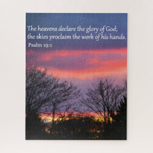 Puzzle 16x20 des Psalm-19