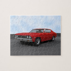 Puzzle:1968 Chevelle SS: Roter Finish Puzzle