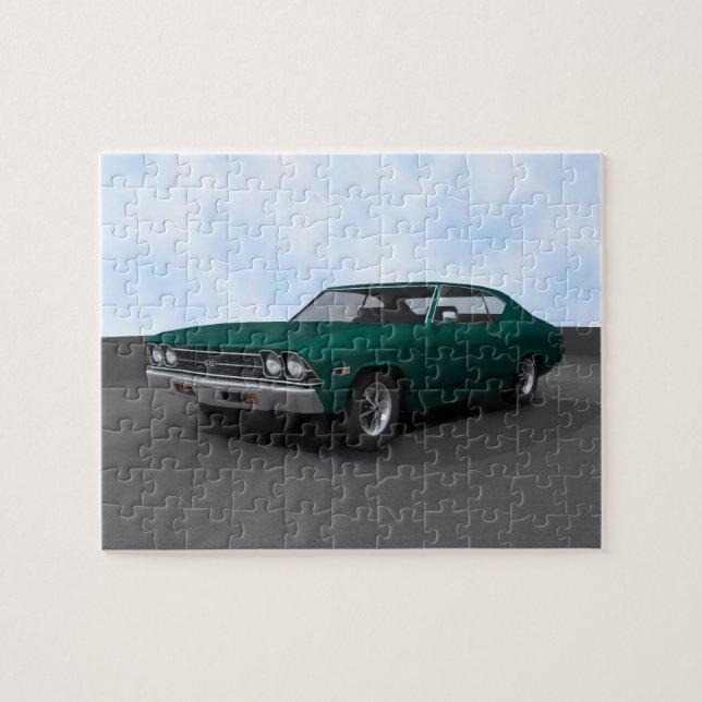 Puzzle: 1969 Chevelle SS: Green Finish Puzzle (Horizontal)