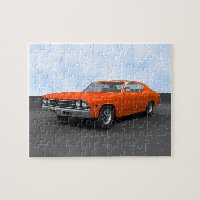 Puzzle: 1969 Chevelle SS: Orange Finish Puzzle (Horizontal)