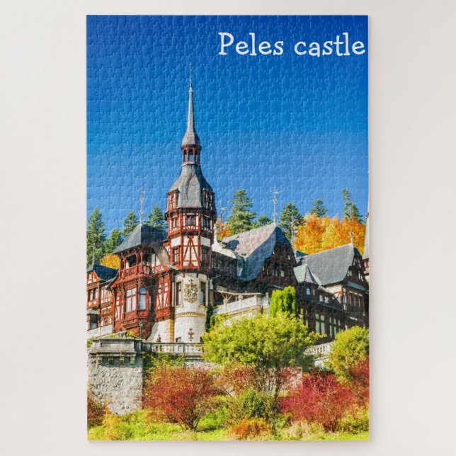 Puzzle, 20" x 30", 1014 Stücke Schloss Peles Puzzle (Vertikal)