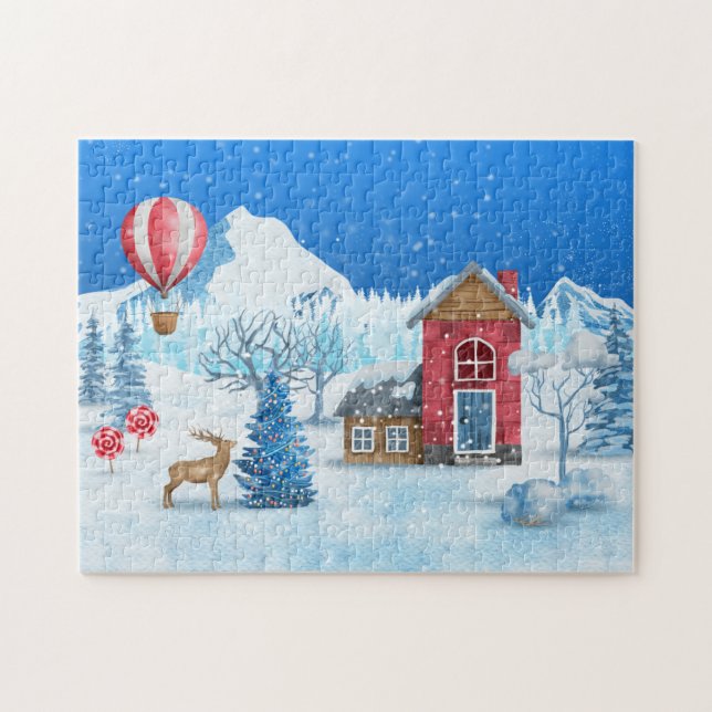 Puzzle (27,9 x 35,5 cm, 252 Stk.) - Winterlandscha (Horizontal)