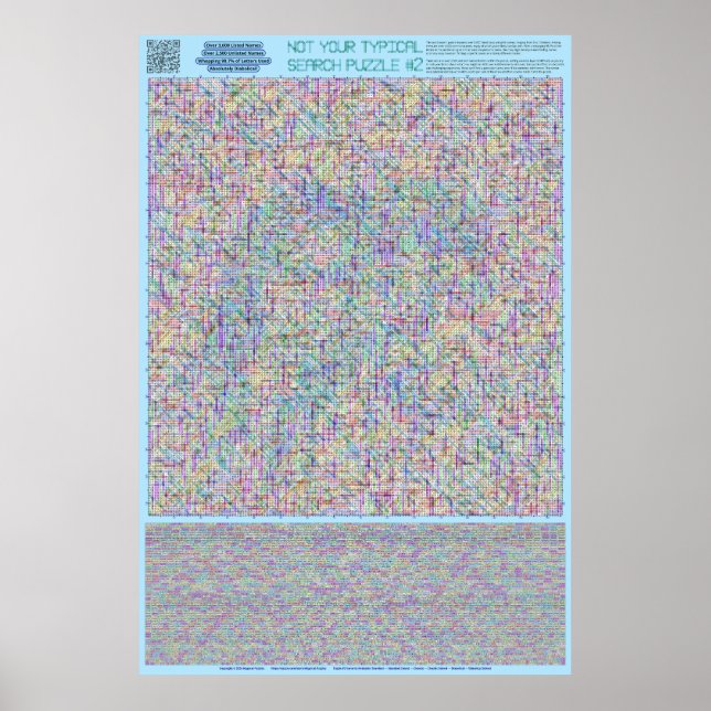 PUZZLE #2: Namen - Diabolisch gelöst Poster (Vorne)