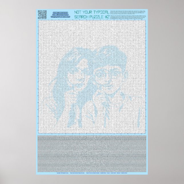 PUZZLE #2: Namen - Standard Poster (Vorne)