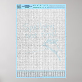 PUZZLE #4: falsch geschrieben - chaotisch Poster