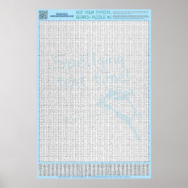 PUZZLE #4: falsch geschrieben - Standard Poster