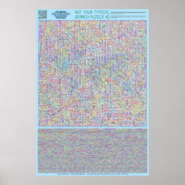 PUZZLE #5: Länder - Chaotic Löst Poster