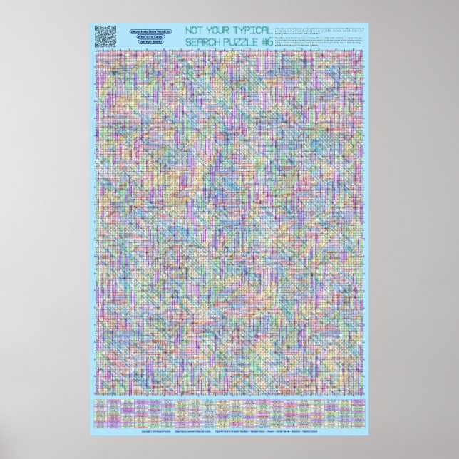 PUZZLE #6: Tiergruppen - Chaos gelöst Poster (Vorne)