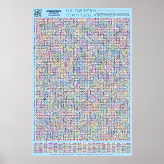 PUZZLE #6: Tiergruppen - Diabolical gelöst Poster (Vorne)