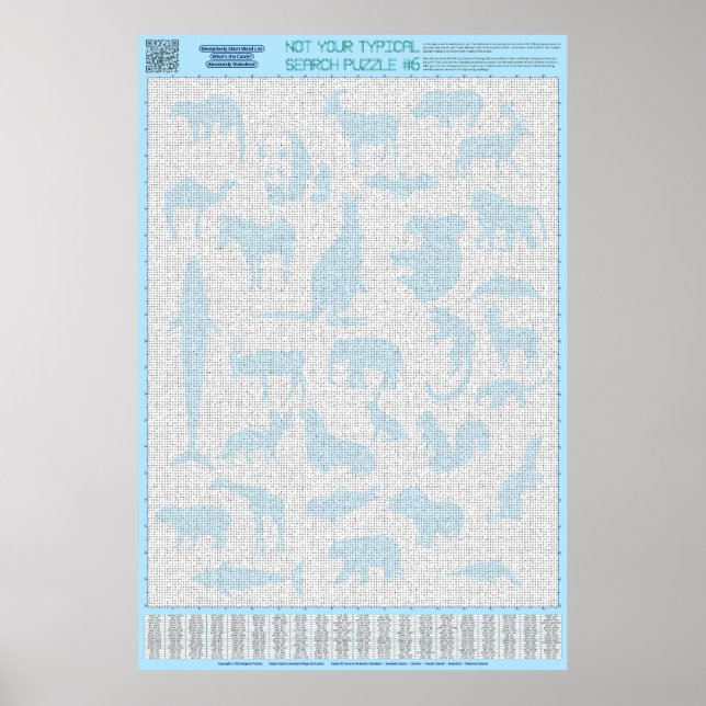 PUZZLE #6: Tiergruppen - Diabolical Poster (Vorne)