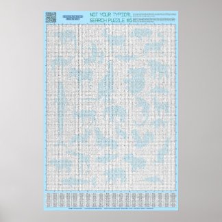 PUZZLE #6: Tiergruppen - Standard Poster