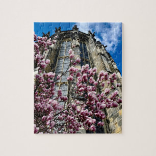Puzzle Aachen Dom Magnolie