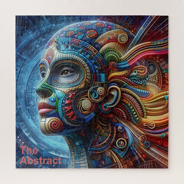  Puzzle - Abstract art (Vertikal)