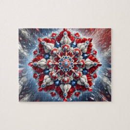 Puzzle abstrakt moderne Design Norwegen Colors