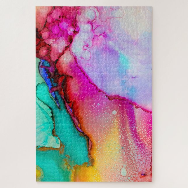 Puzzle Abstrakte Malereien (Vertikal)