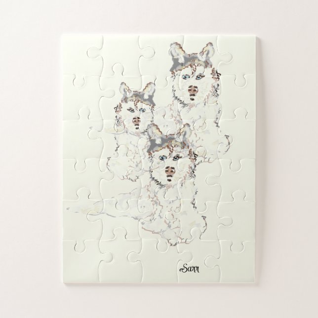 Puzzle " Alaskan Husky (Vertikal)