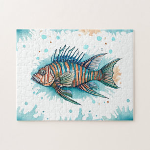 Puzzle - Aquarellreihe: Limonfische