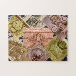 Puzzle - architektonische Elemente