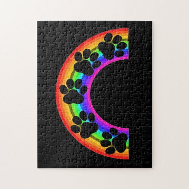 Puzzle auf einem Regenbogen (Vertikal)