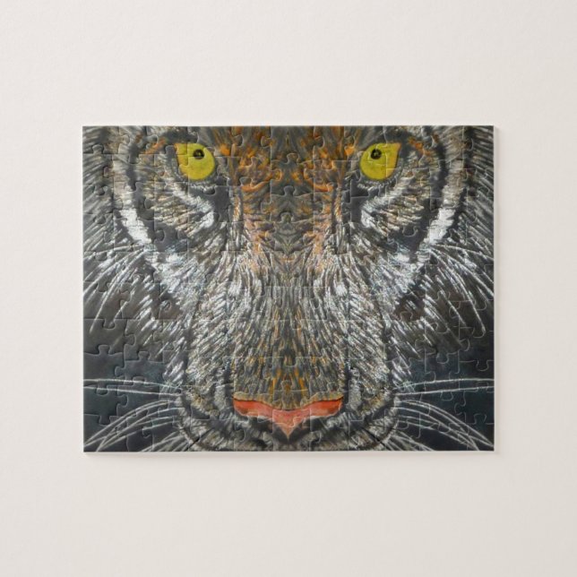 Puzzle - Augen des Tigers (Horizontal)