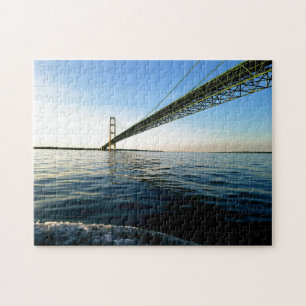 Puzzle aus dem Foto der Creative Mackinaw Bridge