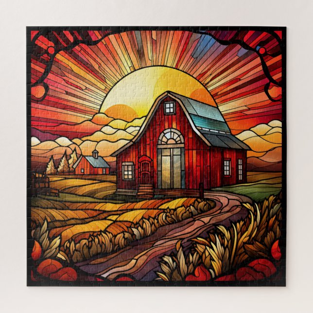 Puzzle aus gefestigtem Glas (Vertikal)