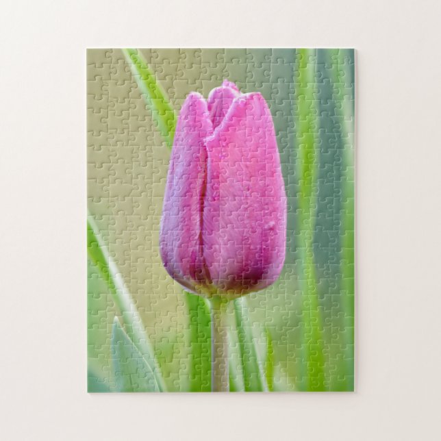 Puzzle aus Pink-Tulpen (Vertikal)