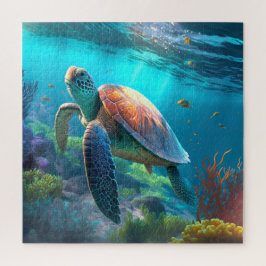 Puzzle aus Schildkröte - Zum Warenkorb einfach hin