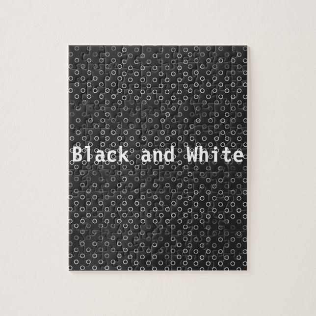 Puzzle aus Schwarz und Weiß (Vertikal)