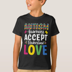 Puzzle Autismus Bewusstsein Akzeptanz Liebe Dis T-Shirt