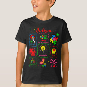 Puzzle Autistisches Band Autismus-Bewusstsein Männ T-Shirt