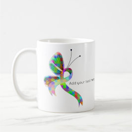 Puzzle Awareness Ribbon Butterfly Kaffee Tasse