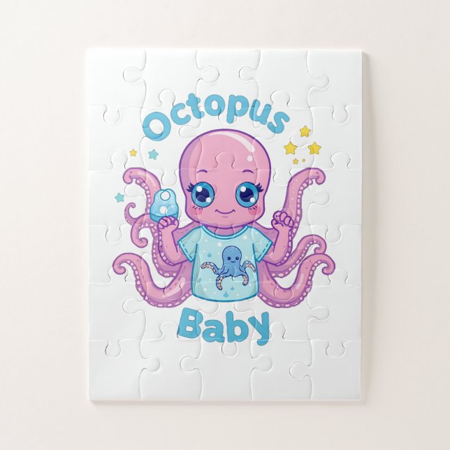 Puzzle Baby Krake  (Vertikal)