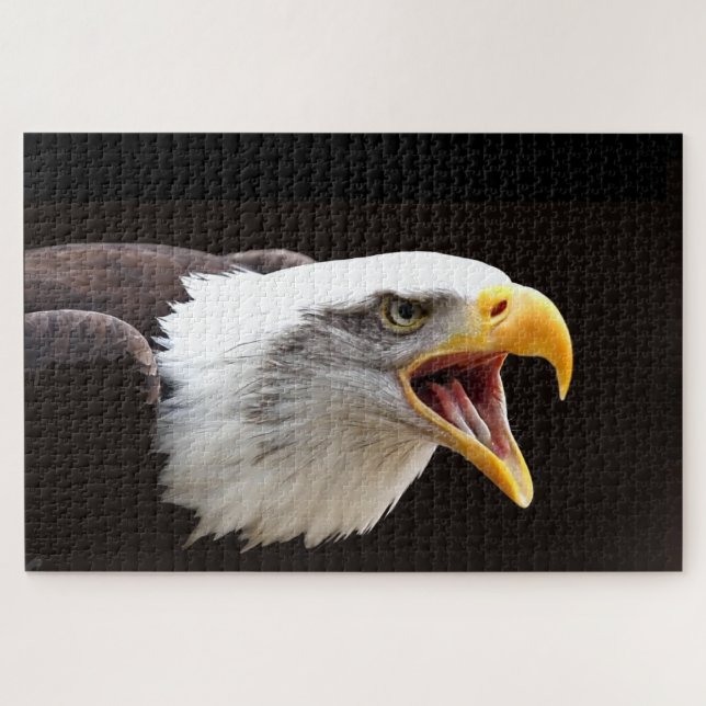 Puzzle Bald Eagle (Horizontal)