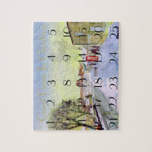 Puzzle Bamburgh Village Advent Kalender