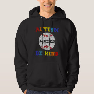 Puzzle Baseball Unterstützung Autismus Bewusstsein Hoodie