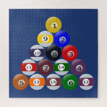 Puzzle Billiards Balls geplündert