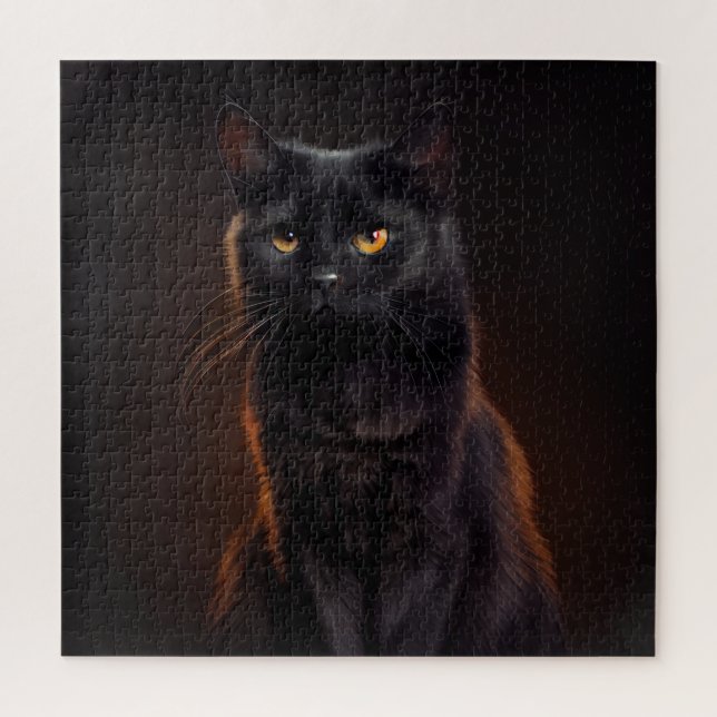 Puzzle Black Cat (Vertikal)
